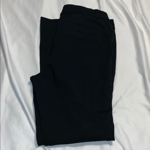 EUC Ann Taylor Black Skinny Slacks - Picture 3 of 5